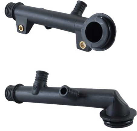 DUZEPA Brida de manguera del tubo del refrigerante del motor, 11531714738, compatible con BMW Serie 3 E30 E36 316i 318i Serie 5 E34 518i Z3 E36