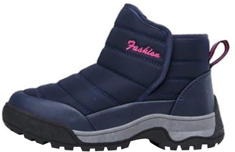 Stivali Donna Invernali Sportiva Scarpe da Neve Foderati Caldo Doposci Stivaletti Impermeabili Antinfortunistica Comode Casual Stivali Camminata Imbottiti Scarponi Trekking Classico Boots da Sci