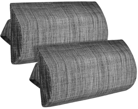 Coussin de tête de chaise inclinable avec coussin de chaise longue, coussin de tête de chaise longue, coussin d'appui-tête pour fauteuil inclinable, doux et universel, amovible avec bande élastique