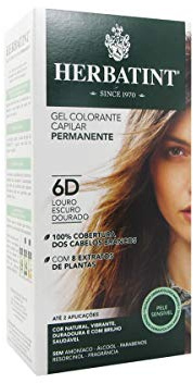 Herbatint 6D Dark Golden Blonde Permanent Herbal Hair Colour Gel 135ml