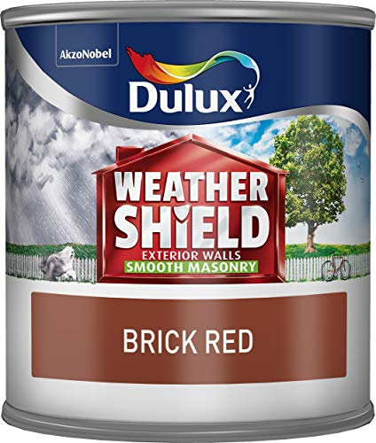 Dulux All Weather Protection Smooth Masonry - 250ml - Brick Red