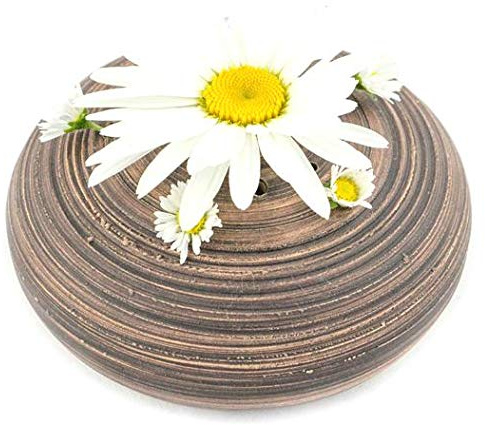 Steckvase Manufaktur Martinshof Blumensteckschale, rund, Handarbeit, wasserdicht, Shabby, Landhaus, rustikal, Retro