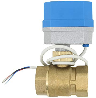 2 Modi - 2 wege motorkugelhahn 12v zonenventil 2 wege ventil elektrisch 1/2 3/4 1 1-1/4 1-1/2 2 zoll (1 zoll DN25 Messing)