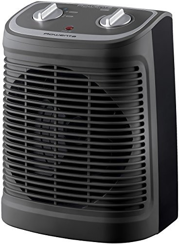 Rowenta Instant Comfort Compact Calefactor, 2400 W, 44 Decibelios, 2 Velocidades, Negro (Reacondicionado)