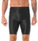 inlzdz Herren Glänzende Leggings Kurze Hose Strumpfhose Shorts Sporthose Kompressionshose Sport Fitness Laufhosen Funktionsunterhose Tights Unterhose Schwarz L