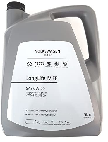Volkswagen GS60577M4EUR Motoröl 5L Longlife 4 FE Viskosität SAE 0W20 Norm 50800 50900 Öl