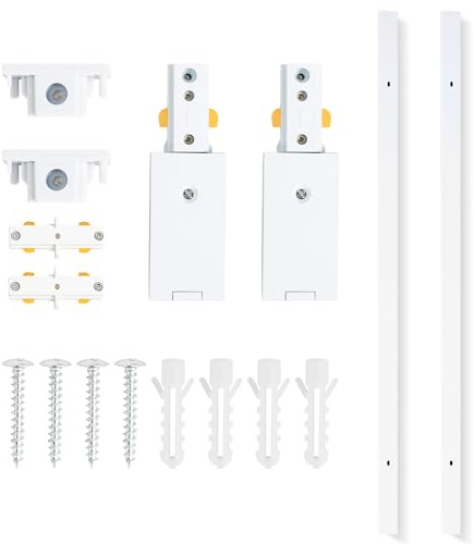 VANoopee 6.6FT H Track Lighting Rails Kit, White