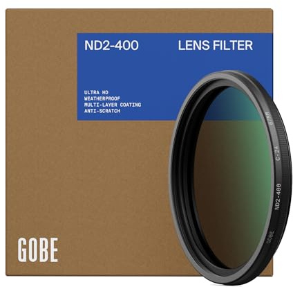 Gobe NDX 39 mm Variabler Graufilter ND2-400 ND Filter