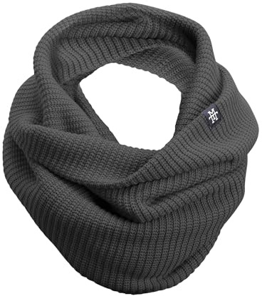 Manufaktur13 Knit Loop - Schlauchschal, Strick Loop mit Waffle Knit Muster, Wollschal/Langschal in versch. Farben erhältlich (M13)