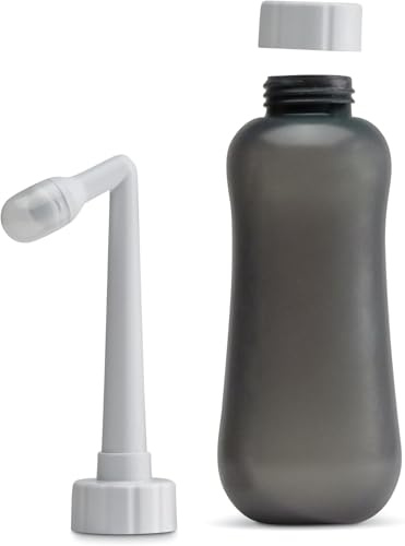 EKO MicroJet MJ-450C – Tragbare Bidetflasche für persönliche Hygiene, 450 ml Kapazität, inklusive Aufbewahrungstasche, neue Kappen-Design für verbesserten Wasserfluss und Hygiene