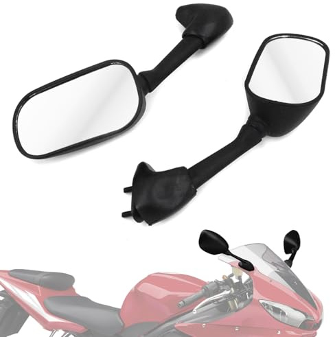 IUVWISN Espejos Moto Retrovisores laterales Espejo Integrado para YZF R6 1998-2005 YZF R6S 2006-2008 YZF R1 2000-2001