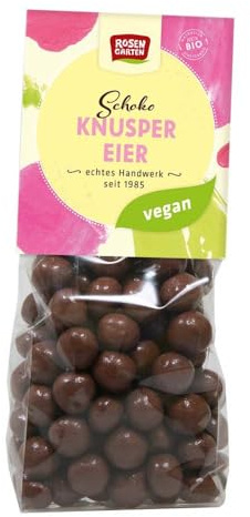 Rosengarten Schoko Knusper Eier, Vegan, 80g (4)