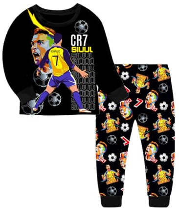 shumintaojin Kids Boys' pajama set Girls' Sleepsuits Long sleeved T-shirt+pants fashion Girls' clothing set 5-12Years (UK, Age, 11 Years, 12 Years, Regular, Style 2)
