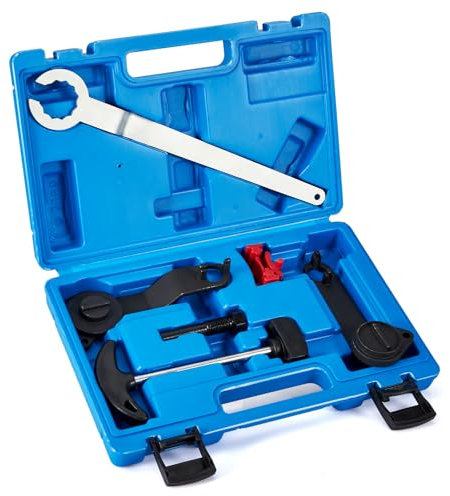 Gedlex Kit Messa in Fase, Strumento di Fasatura del Motore EA211 1.0 1.2 1.4 1.6 FSI TSI TFSI, 6Pcs Set Attrezzi Distribuzione per A3, Golf, Jetta, Octavia, Lavida, Seat Leon