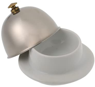 FUNOMOCYA 1pezzi Piatto in Per Contenitore Per Grasso Manzo Con in Acciaio Vassoio Per Conservare Sego Manzo e Altri Alimenti