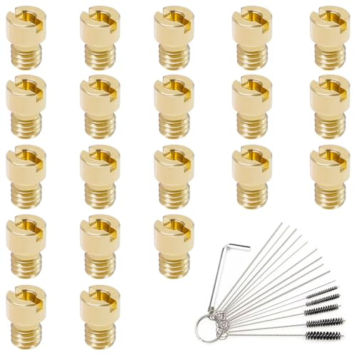 Pilikoll 20 Pezzi Set Getto Principale Carburatore M4 per Motori Moto