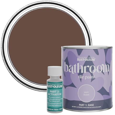 Rust-Oleum Water-Resistant Bathroom Tile Paint in Matt Finish - Follingsby 750ml