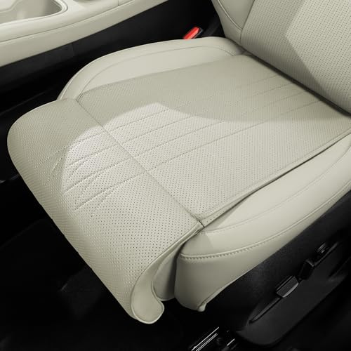 Treesiche Auto Sitzauflagen, Autositz Sitzkeilkissen für Autos, Sitzbezuge Auto Vordersitze Autositzauflagemit Beinstütze, Ideal für Autos und Bürostuhl
