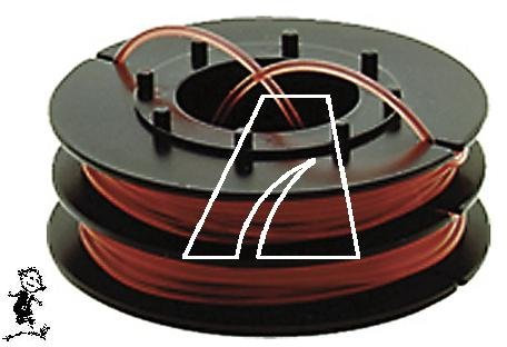 Fadenspule, Kapazität 6 m bei 1,6 mm Ø, passend für Wolf-Garten GT 845, GT 850, RQ 742, RQ 745