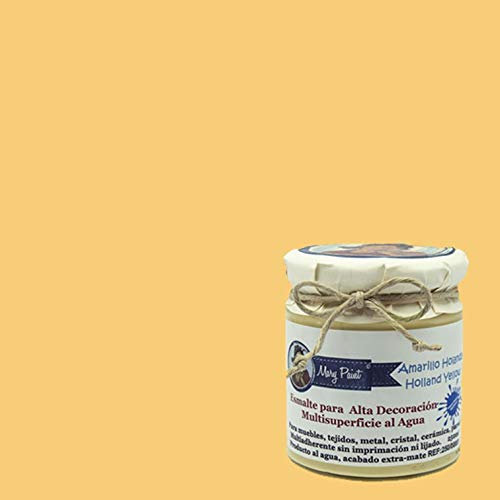 Pintura Multisuperficie al agua Mate efecto Chalk 250 (Amarillo Holanda)