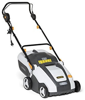 ALPINA Tubo elettrico SC 1.5 E (1500 Watt, larghezza di lavoro 38 cm, cesto di raccolta da 50 l, ventilatore da prato e scarificatore)