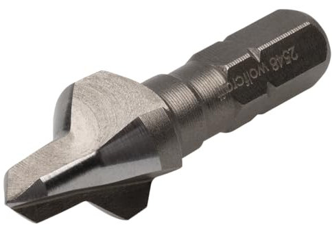 wolfcraft Tool Steel Countersink, Hexagon Shank I 2548000