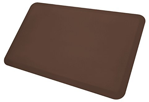 NewLife by GelPro Professionelle Anti-Ermüdungs-Matte für Küche und Büro, mit Rutschfester Unterseite, für Gesundheit und Wellness, 61 x 91 cm, Erde
