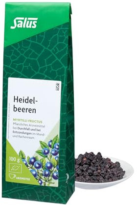 HEIDELBEEREN ARZNEITEE Myrtilli fructus Bio Salus 100 g