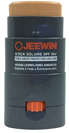JEEWIN Stick Protecteur Solaire SPF50+ WATER RESISTANT (SABLE)