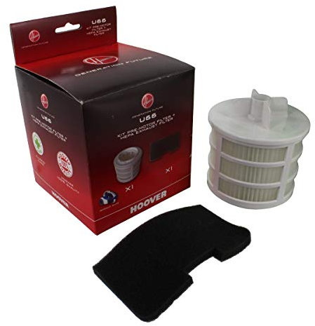 Hoover U66 Kit Pre Motor And Hepa Exhaust Filter, Extra Filtering, Original Spare Part, Compatible With Hoover Vacuum Cleaner Sprint Evo