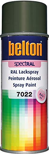 belton spectRAL Lackspray RAL 7022 umbragrau, seidenglänzend, 400 ml - Profi-Qualität