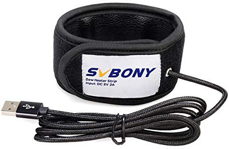 Svbony SV172 Objektiv Wärmer mit USB Temperaturregler, Objektiv Okular Heizung,240mm Anti Tau Feuchtigkeit Nebel Kamera Teleskop