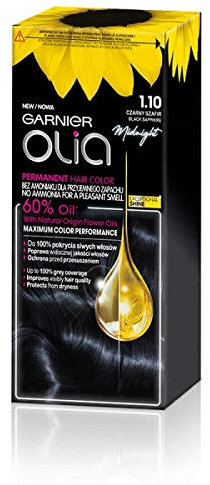 Garnier, Olia Haarfärbemittel 1.10 Schwarzer Saphir, 1 stück