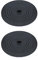 QWORK® Lot De 2 Bouchons De Vidange en Silicone, Bouchons D'évier, Bouchon Baignoire, 15 cm, pour Évier De Cuisine, Baignoire, Noir