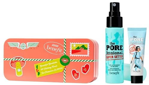 Benefit Porefect Parcel Porefessional Primer Geschenkset: Matt, Aerosol, Primer, Makeup Primer, Porenbehandlung, lange Haltbarkeit des Make-ups