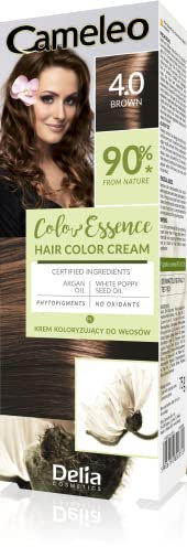 Cameleo - Color Essence - Färbecreme - Braun - Färbung TON IN TON. - Wirkung bis zu 8 Waschgänge - Natürliche, tiefe Farbe - Farbauffrischung - Pflege - Weißer Mohn und Arganöl - 75g
