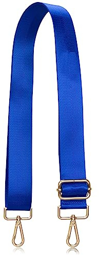 Allzedream Breiter Ersatzriemen für Handtasche, Umhängetasche, verstellbar, Blau, Medium, Umhängetasche