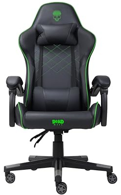 Skull chair green sedia gaming