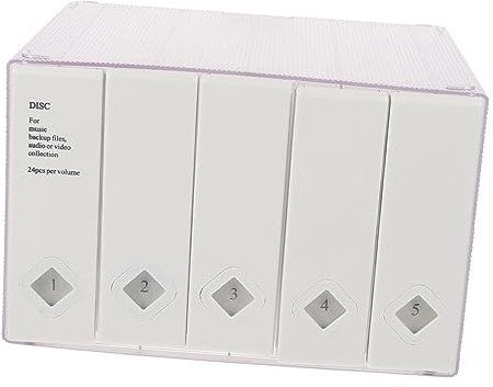 GRIRIW Custodia Cd Capacità Dischi Organizer Per Cd e Dvd Protettiva e Portatile Ottima Per Musica e Giochi