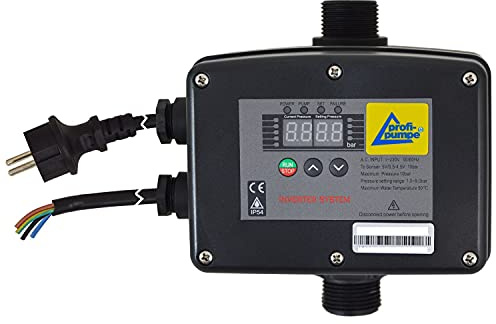 PUMP KONTROLLER INVERTER PRESSOSTAT trådbunden tryckbrytare automatisk styrenhet flödesmonitor för inhemsk vattenpump brunnspump