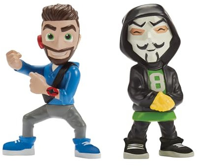 Spy Ninjas 3-INCH 2 FIGURE PACK. DANIEL GIZMO AND PZ SQUIRE FIGURE SECRET NETWORK. SPY MISSION TOYS. HELP DEFEAT PROJECT ZORGO