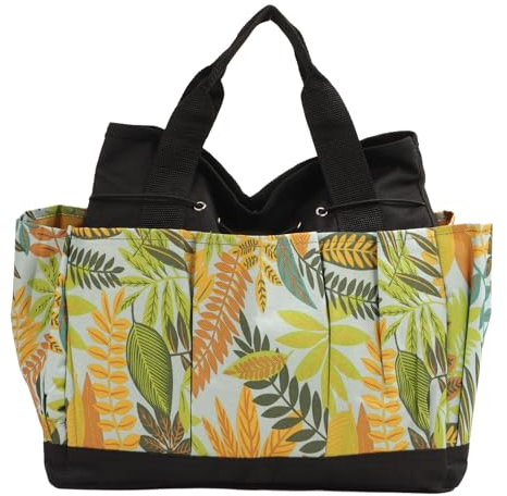 Leapiture Gartentasche Tragbare Gartenwerkzeug-Set-Aufbewahrungstasche Outdoor-Werkzeugträger Garten-Rasen-Organizer mit Mehreren Taschen für die Gartenarbeit im Freien