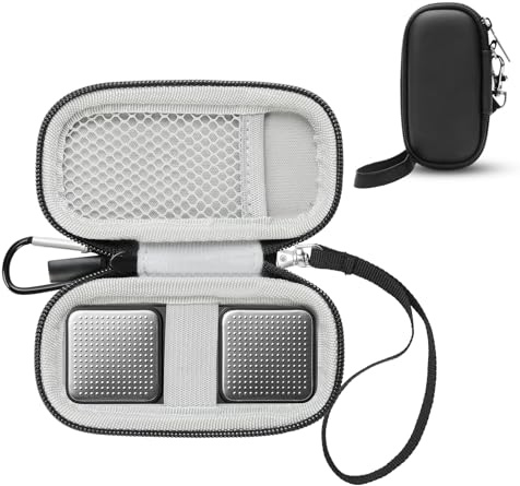 CANTOO Heart Monitor Case Compatible with AliveCor Kardia Mobile ECG/for KardiaMobile 6L for Apple and Android Device - CASE ONLY (Black)