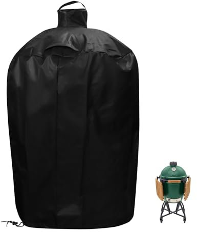 Housse de Barbecue pour Grand Barbecue en céramique Big Green Egg et Kamado Classic Joe, 73,6 cm de diamètre, imperméable, Accessoire de fumoir pour Barbecue d'extérieur