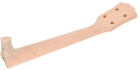 Selbstgemacht Ukulelenhals für Konzert Ukulele, Handgefertigt | Rohling für Zuhause und Handarbeit, Leicht und Tragbar, Fördert Übung und Interesse, für Eltern und Kinder