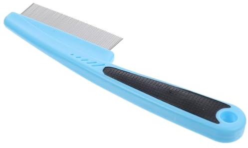 LALAFINA Pettine per Capelli Denti Fini in Acciaio Inox e Pettine Antiforfora per Capelluto Strumento per Pettinare Capelli e Distribuire Prodotti Facile da Pulire e Resistente
