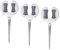 Ejoyous Ground Level Garden Hose Guide Nail Top Roller, Water Pipe Positioning Pointed Head Lawn Hose Guide Spike Holder for Agriculture Greenhouse Flower Beds