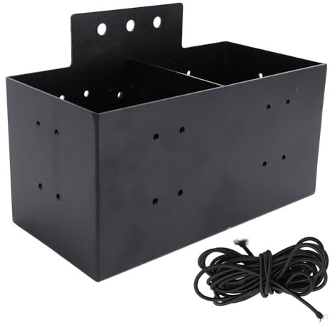 Fabater Trailer Tongue Tool Box, Utility Toolbox für RV Storage Organizer Tool Box, Universal Rail Storage Box für Pickup, LKW-Ladefläche, Wohnmobil und Anhänger, 7,87 X 3,93 X 3,93 Zoll
