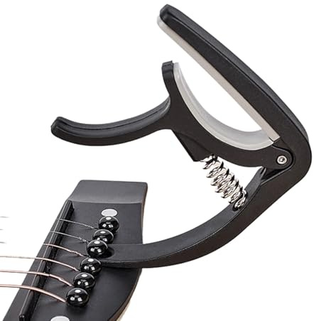 Kapodaster für Konzertgitarre, Capodaste Gitarre für Ukulele Westerngitarre E-Gitarre, Multifunktionales Gitarrenzubehör für Folkgitarre, klassische Gitarre, E-Gitarre
