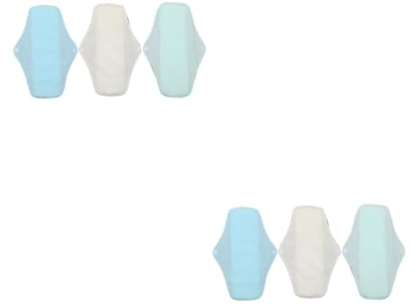 TOVINANNA 6stücke Waschbare Menstruationspads Wiederverwendbare Slipeinlagen Für Damen Umweltfreundliche Hygieneprodukte Verschiedenen Farben Praktisch Und Langlebig Für Täglichen